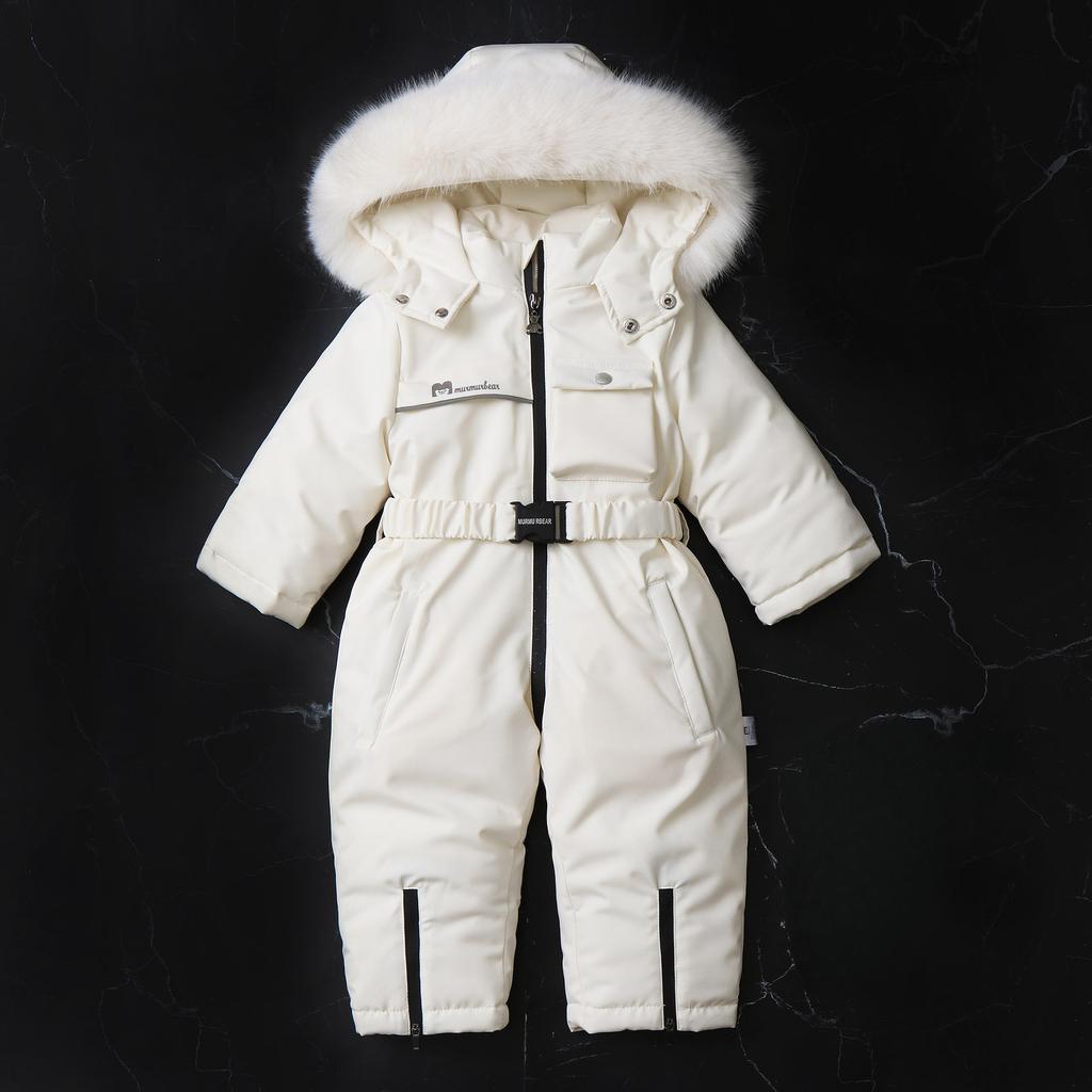 Tuta da neve intera per bambini Ragazze Ragazzi Tute da neve Colorati Tute da sci Invernali Tuta con cappuccio Tute per bambini Giacca cappotto da esterno per bambini Tute da neve Completi