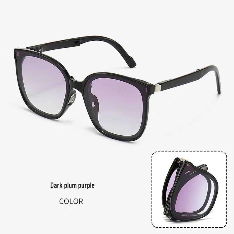 Women's Polarized Foldable Sunglasses with Air Cushion Nose Pads - UV Protection & Fashionable for Driving