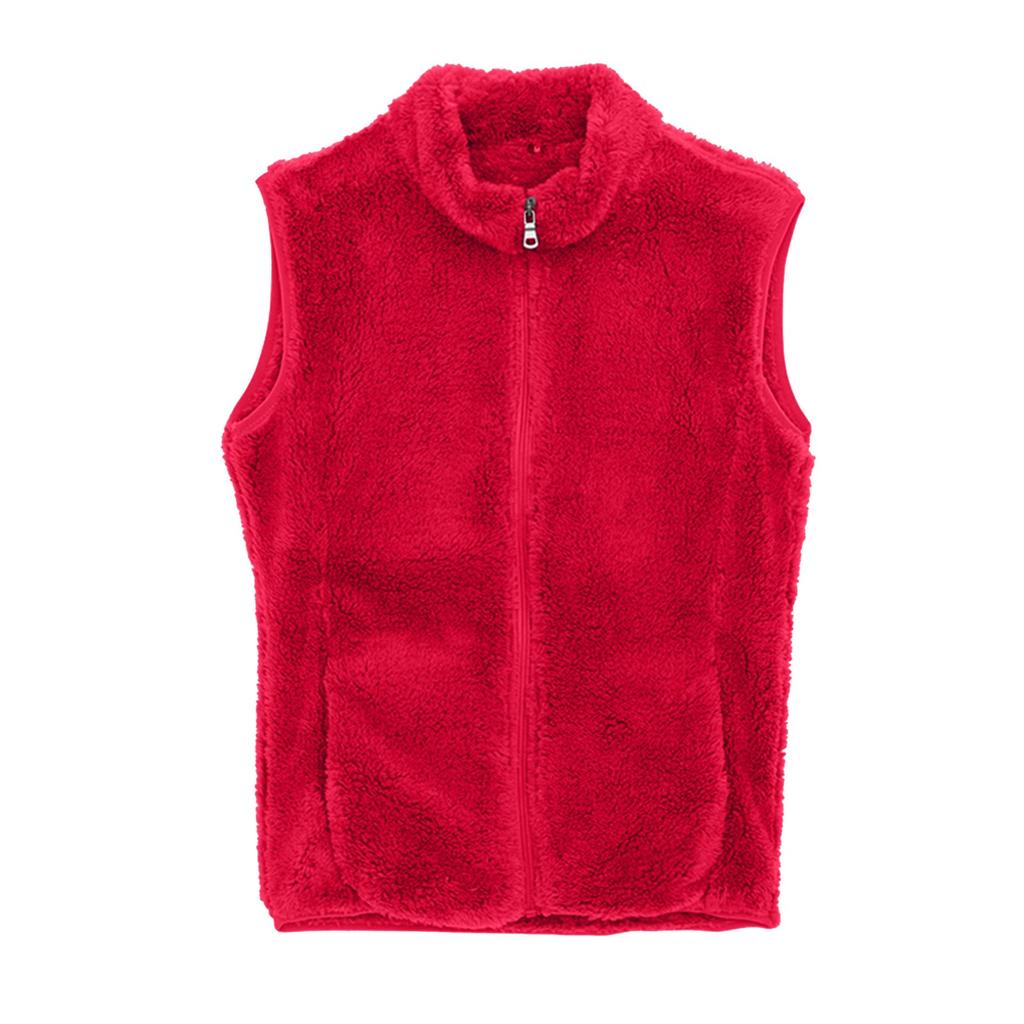 Women's Fashion /Winter Double-Face Fleece Thickened And Fluff Warm Vest