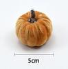 Artificial Foam Pumpkin Decor with Cloth Rope, Fall Thanksgiving Table Centerpiece, Harvest Festival Home Decor, Realistic Pumpk