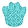 Bear Paw Silicone Pet Bowl Licking Mat For Cats Dogs Wet and Dry Food Suitable