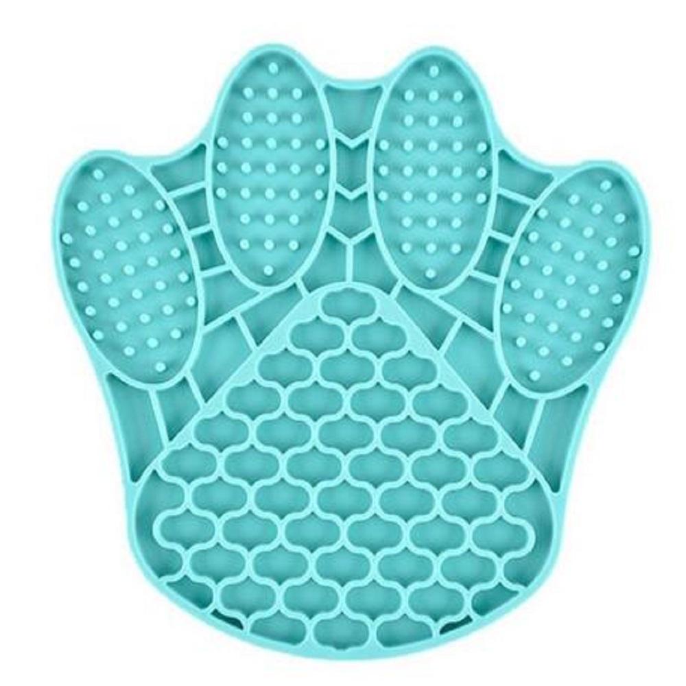 Bear Paw Silicone Pet Bowl Licking Mat For Cats Dogs Wet and Dry Food Suitable