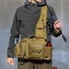 Mochila de pesca multifuncional impermeable para pesca, escalada, senderismo y acampada: práctica bolsa de almacenamiento para aparejos con múltiples compartimentos