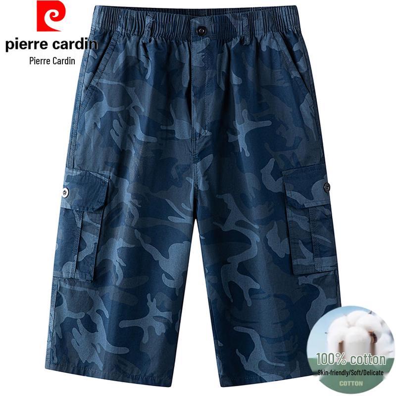 

Pierre Cardin Men s 100% Cotton Camouflage Multi-Pocket Cargo Capris 3XL