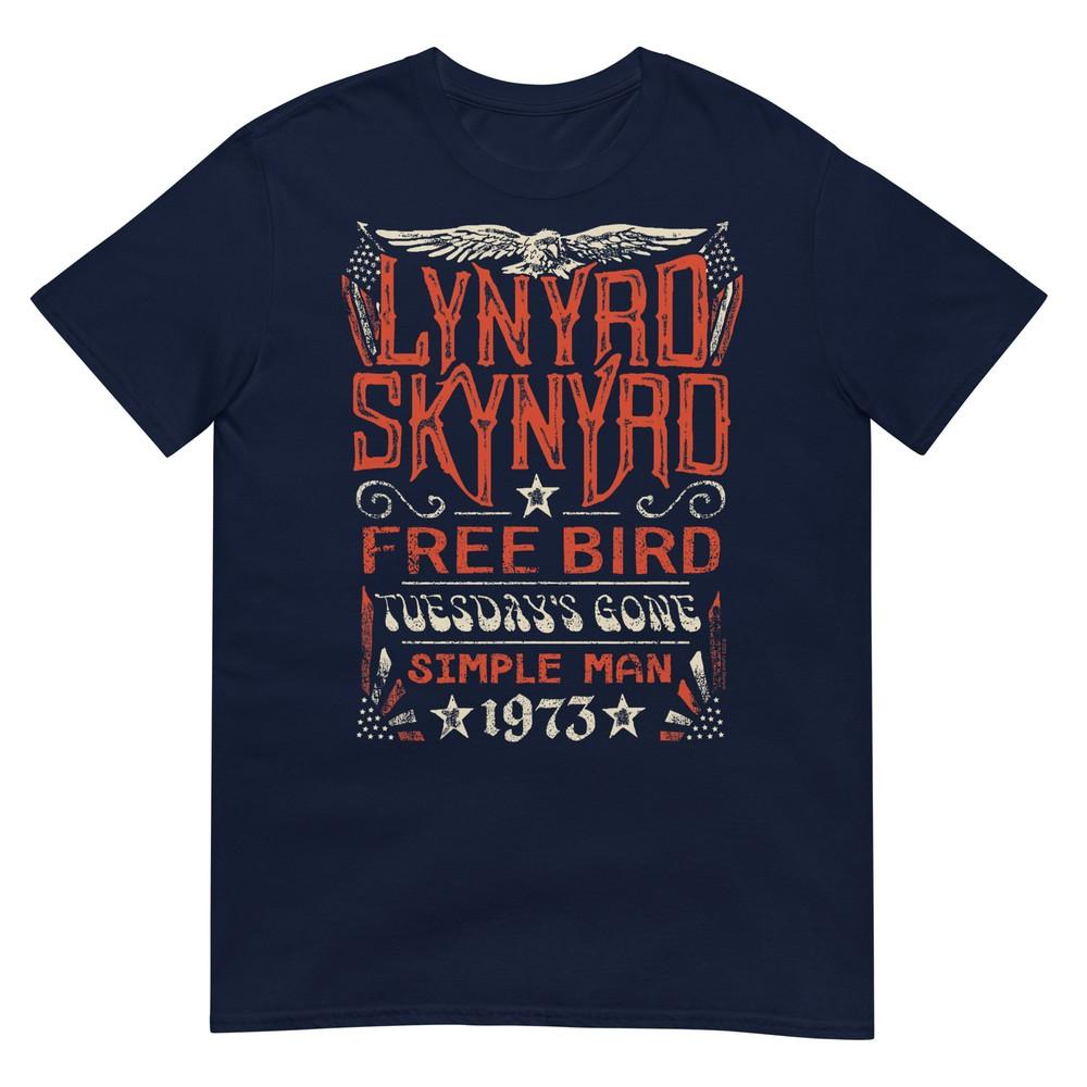 Lynyrd Skynyrd Free Bird Tuesdays Gone Simple Unisex Songs Tshirt S