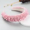 Solid Pearl Wide Headbands For Women Girls Headwear Fashion Cute Face Hairbands Female Hair bands Head Hoop Hair Accessories