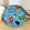 1pc Mario Luigi Automatic Folding Umbrella - Compact 8-Rib Design, Durable Plastic & Iron, Lightweight for Outdoor Daily Use,  a0929145
