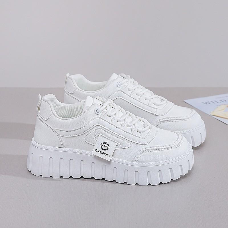 

Small White Shoes Women s All-matching Casual Ins Fashionable Platform Skate Fashion 35