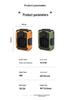 Portable Waist/Neck/Handheld Fan - USB Rechargeable, Clip-On, Ideal for Outdoor and Construction Site Use