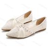 Scarpe Basse da Donna 2026 Estate Nuove Sandali Traspiranti in Rete con Perle Scarpe Basse Mary Jane Scarpe Ricamate di Alta Qualità