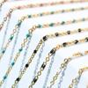 Boho Stainless Steel For Women Bracelets Cute Style Enamel Bracelets Jewelry Gold Tone Color Link Chain BraceletCute Wrist Bracelet