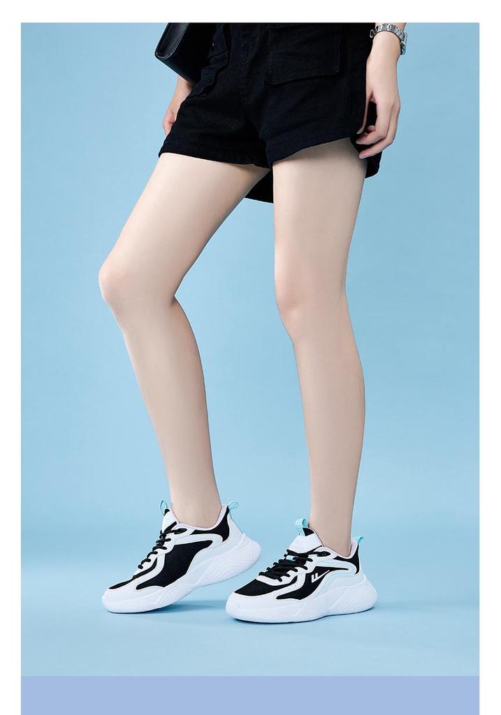 Warrior 2025 Spring Women's Lightweight Shock-Absorbent Running Shoes - Mesh Breathable for Students & Couples