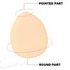 1 Stück Mini Finger-Puff Foundation Kleiner Air-Cushion Puder-Schwamm Gesichts-Concealer BB-Creme Kosmetik-Applikator Make-up-Werkzeuge