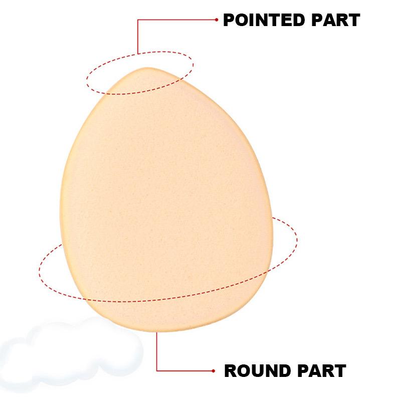 1 Stück Mini Finger-Puff Foundation Kleiner Air-Cushion Puder-Schwamm Gesichts-Concealer BB-Creme Kosmetik-Applikator Make-up-Werkzeuge