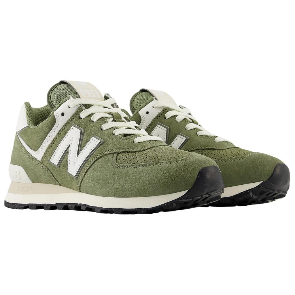 New Balance Nb 574 Comfortable Versatile Durable Breathable Low Top Casual Running Shoes Unisex sneaker Green Beige U574GCE