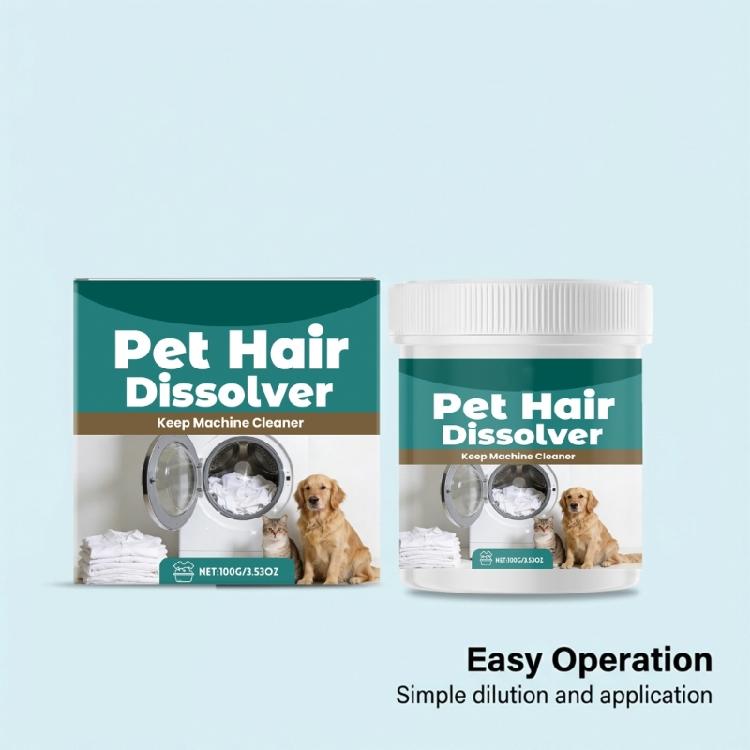 Fast Acting Pet Hair Dissolution Solution Safe For Washing Machines Removes Furs From Various Fabric Type