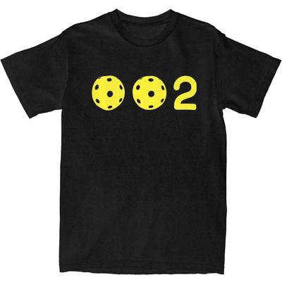 Funny Pickleball 002 Score T Shirt Merch Men Women's Cotton Casual Pickleball Fan Lover Player Gift T-shirt