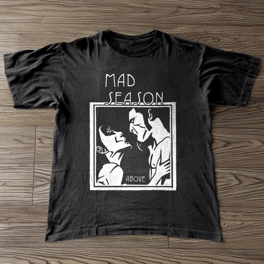 NEU! Mad Season Above Album Vintage Stil Schwarz Unisex T-Shirt S-5XL
