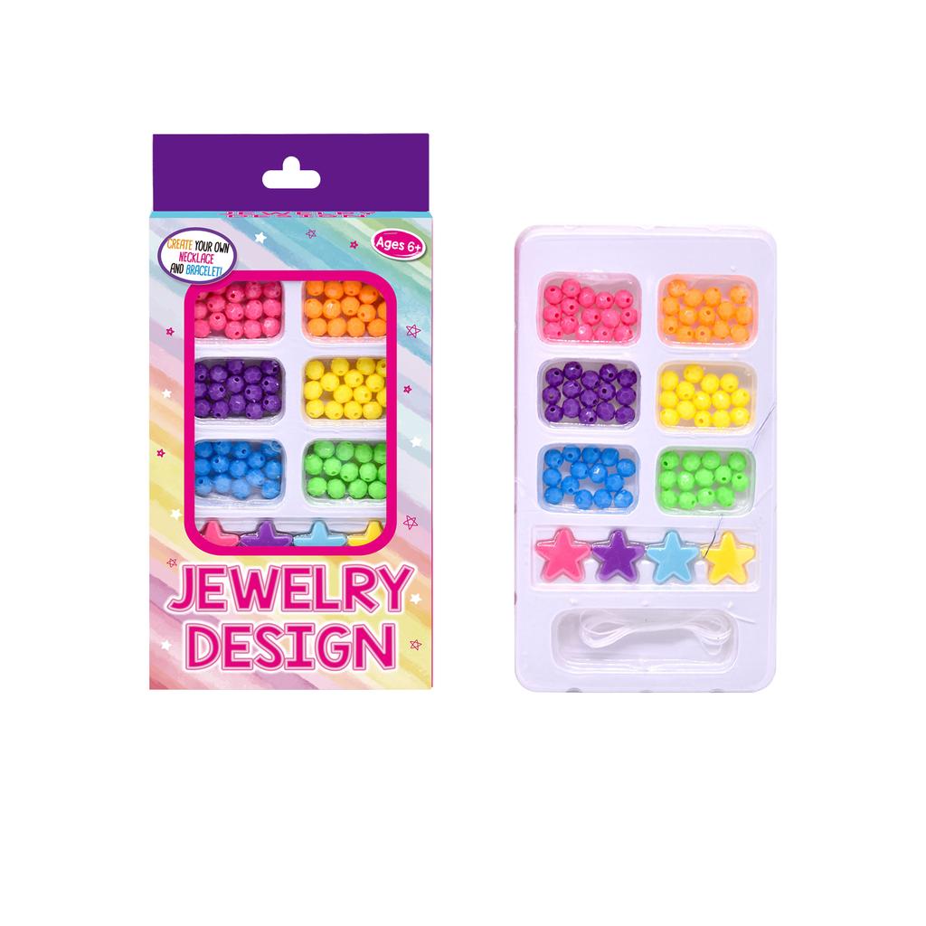 Cute And Fun DIY Beaded Bracelet Toy Gift Box. DIY Children's Beaded Bracelet Gift Box. Fashionable And Novel, Easy To Handle. Exquisite Gift Box.