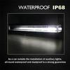 20Inch 180W Slim Single Row 6D Spot Beam Off-Road Led Work Light Bar Waterproof