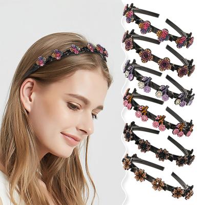 High-end Hair Hoop for Boutique Jewelry Stores for Hair Styling Sectioning Clover Hair Clip Matching with Finery
