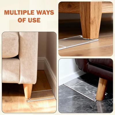 Verhindert Rutschen Transparenter Sofastopper Verstellbar Schadensverhütung Wandabstandshalter Universeller Rutschfester Bettstopper Möbel