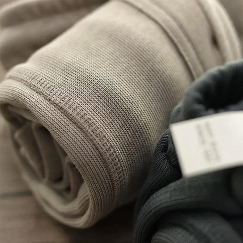 Pletené šortky Pánské Retro Bavlna Do Old Lazy Elastický Pas Sportovní Volné Běžné Pětibodové kalhoty Léto Muži