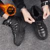 Snow boots new winter velvet thickened short boots warm thick-soled non-slip and wear-resistant Martin cotton shoes