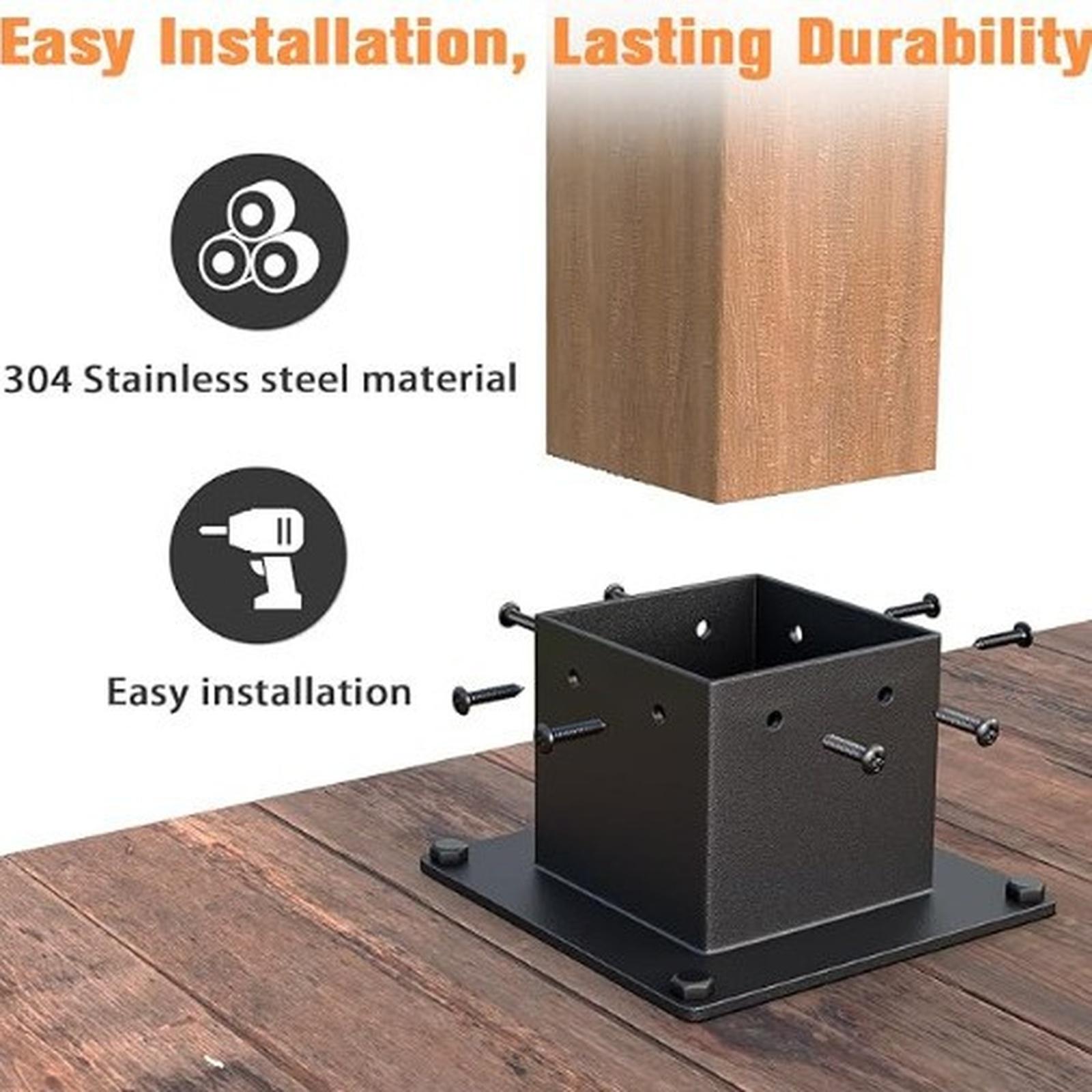 

Post Flange Anchor Base with Screws for Railing One Size