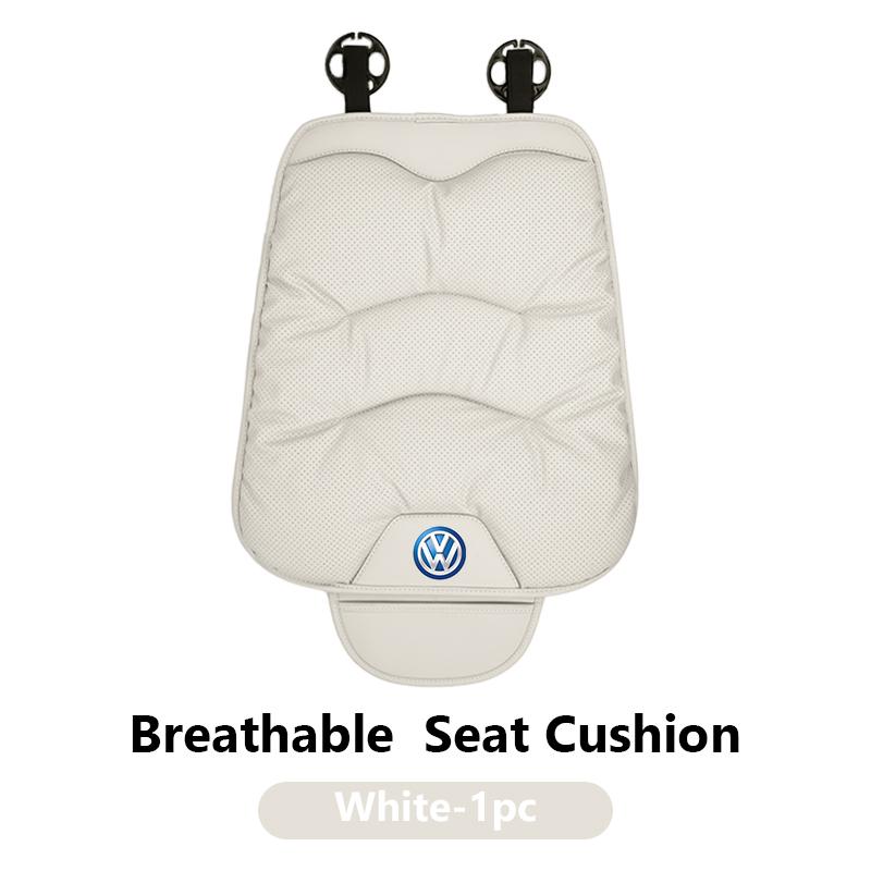 Car Leather Seat Cushion Non Slip Pressure Relief Back Support Pad For Volkswagen VW Passat Golf 4 5 6 Tiguan Polo Scirocco