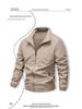2025 Men's Casual Korean Style Baseball Jacket - Spring/Autumn Outdoor Sports Outerwear