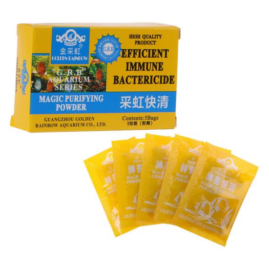 5 Pz Polvere Purificatrice per Acquario Acqua Magica Efficace Acquario Immune Battericida
