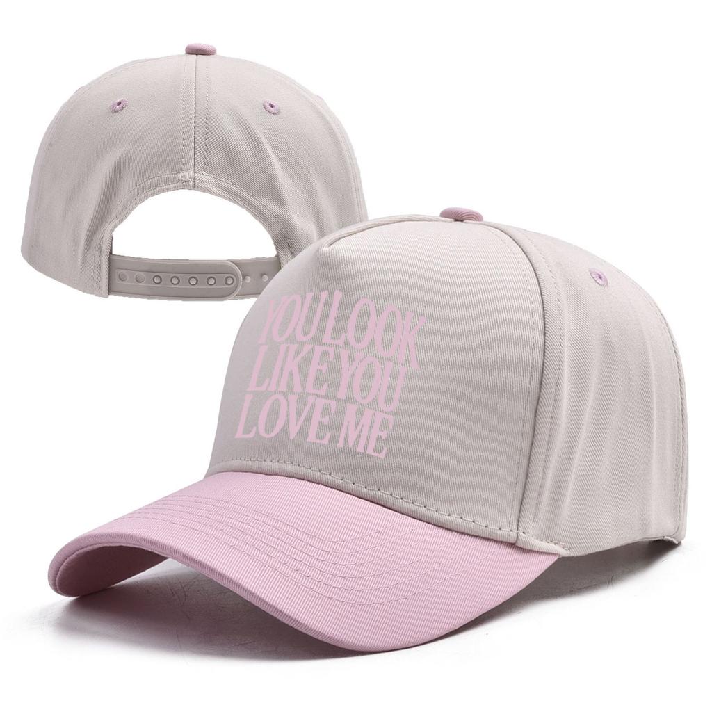 Women Men Adult Washed Printed Baseball Cap Washed Cotton Daddy Hat