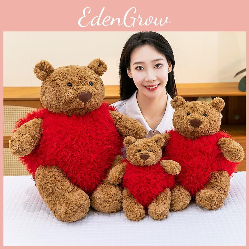 Heart Teddy Loving Bear Plush Toy Animal Stuffed Doll Kids Decorations Gift
