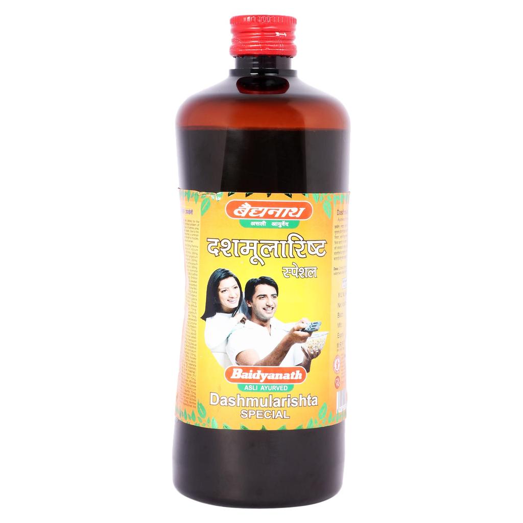 Baidyanath Jhansi Dashmularishta Special 450ml (Pack of 2) | Helps in speedy recovery for new mothers and prepare them physically to face the rig