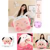 Cute Cartoon Kirby And Cinnamoroll Plush Pillow Toy For Valentine's Day