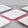 Kaibaiya Rectangular Melamine Tray: Versatile Plastic Tray for Appetizers, Tea, Meals, and Breads