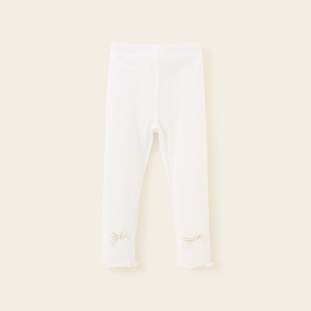 2024 Spring Cotton Lace Slim Fit Elastic Leggings for Baby Girls