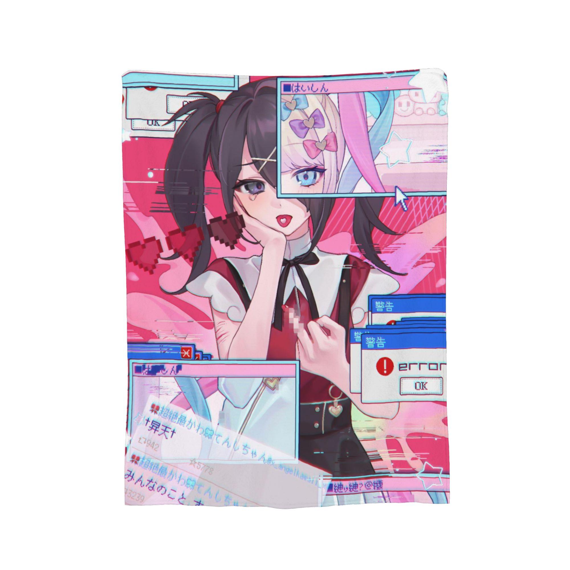 

Needy Streamer Overload Ame-chan Blankets Flannel Summer Breathable Warm Throw Blankets for Bed Office Bedding Throws 30x40in