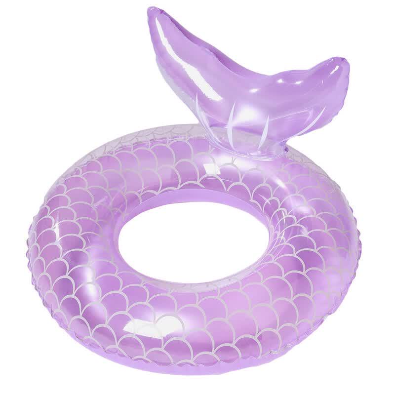 Children s Glitter Mermaid Fishtail Swim Ring
