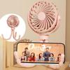 Fan for Cart Stroller Fans Portable Outdoor Fan Clip on For Baby USB Rechargeable Handheld Electric Fan for Home 3 Speeds