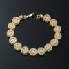 Fashionable Exquisite Smiling Face Decoration Necklace Bracelet Suit Suitable For Summer Travel And Fashionable Zircon