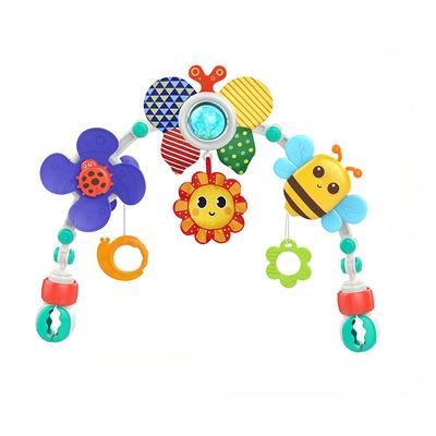 0-6-12 Months Baby Toy Stroller Arch  Rattle Adjustable Clip Crib Mobile Hanging Bed Bell Educational Toys for Newborn Gift