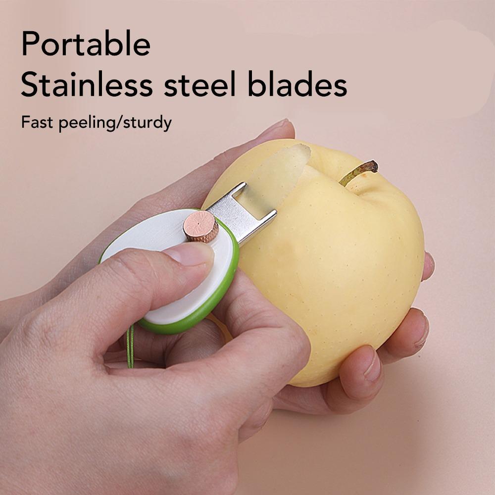 Plastic Fruit Peeler Stainless Steel Blade Non-Slip Handle Vegetable Peeler Efficient Design Easy Clean Kitchen Peeling Tool