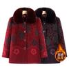 Grandma Winter Velvet Thickened Coat Old Woman Mother Winter Padded Coat Mother-in-law Old Lady Padded Jacket