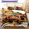 3pcs Custom Name Attack On Titan Bedding Set Duvet Cover Closure Includes 1 Duvet Cover & 2 Pillowcases for All Seasons Bedroom Decor
