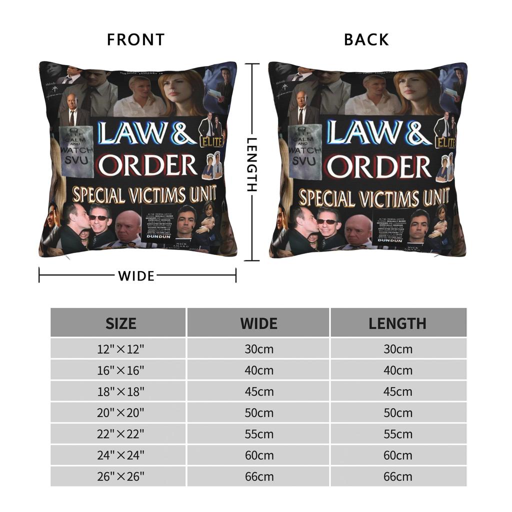 Federa per Cuscino Law Order SVU Federa Comoda per Cuscino Federa alla Moda per Divano Camera da Letto Decorazione per la Casa