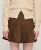 Road Road Women'S Daily Pleated Tennis Skirt (Brown)