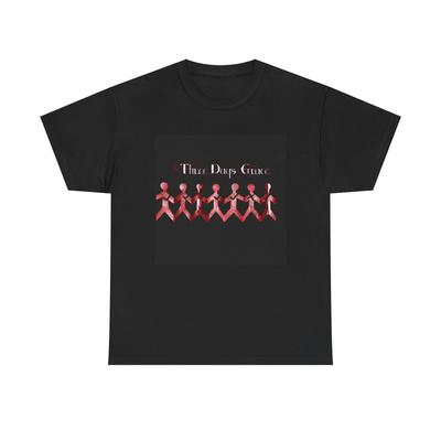 חולצת טריקו Three Days Grace מרצ'נדייז וינטג' להקת רוק רטרו יוניסקס כותנה כבדה