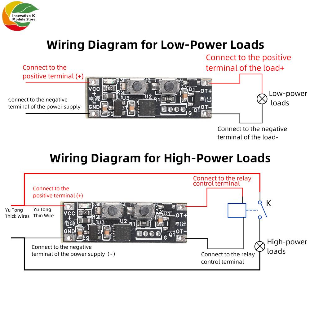 1-10 PCS 3–20V Wide-Voltage 3A Universal Delay Switch Module with Flexible Time/Operating Mode Control